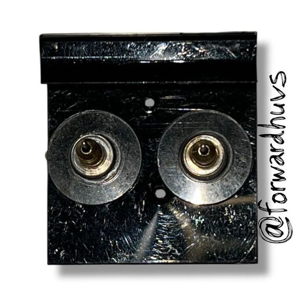 Vintage Enamel Eeyore Stud Earrings – 1/4” Wide - Picture 4 of 7